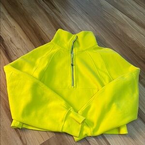 Lululemon Athletica Yellow Sweatshirt
